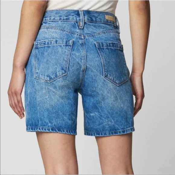 BlankNYC the warren overlap denim shorts - Picture 3 of 11